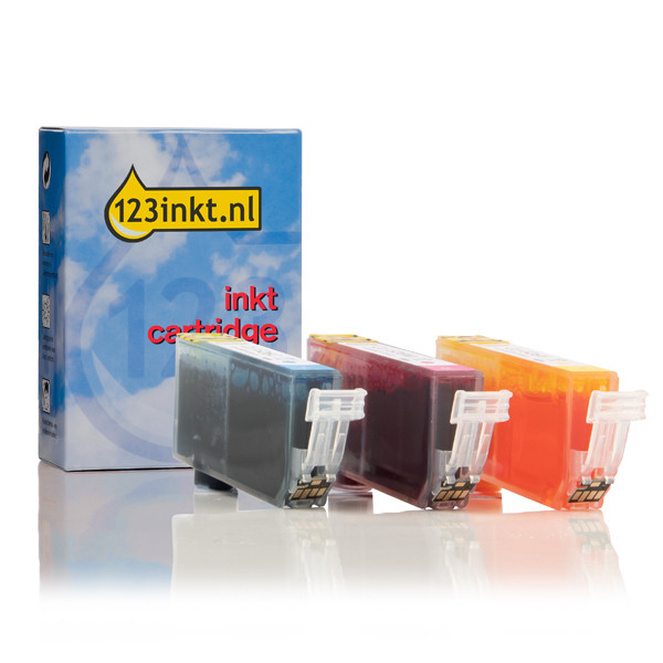 Canon CLI-526CMY multipack kleur (123inkt huismerk) 4541B009C 132095 - 