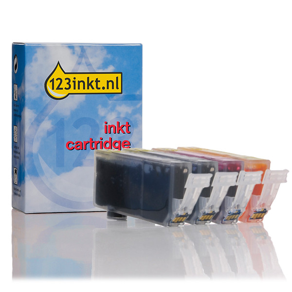 Canon CLI-526 multipack 4 kleuren (123inkt huismerk) 4540B017C 132081 - 1