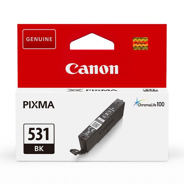 Canon CLI-531BK zwart cartridge (origineel) 6118C001 017644 - 1