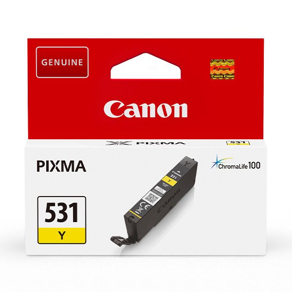Canon CLI-531Y geel cartridge (origineel) 6121C001 017650 - 1