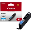 Canon CLI-551C XL inktcartridge cyaan hoge capaciteit (origineel)