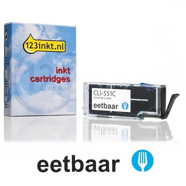 Canon CLI-551C inktcartridge cyaan (eetbaar)  199002 - 1