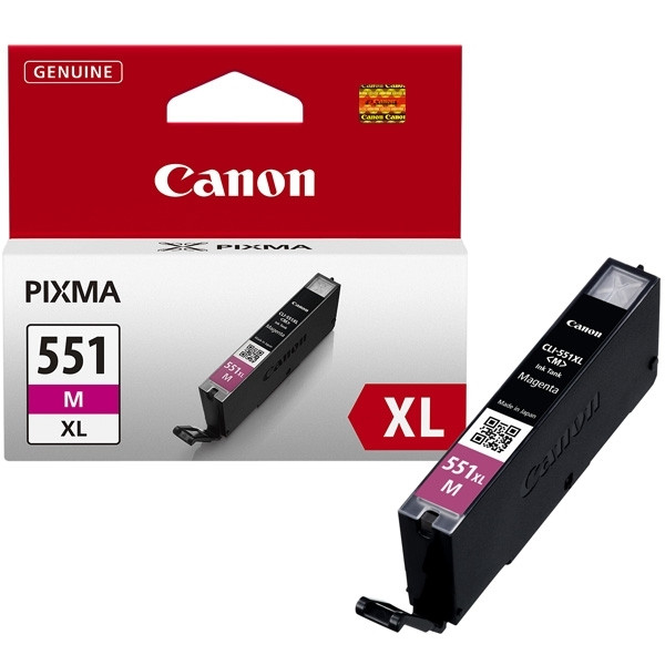 Canon CLI-551M XL inktcartridge magenta hoge capaciteit (origineel) 6445B001 018794 - 1