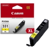 Canon CLI-551Y XL inktcartridge geel hoge capaciteit (origineel) 6446B001 902168