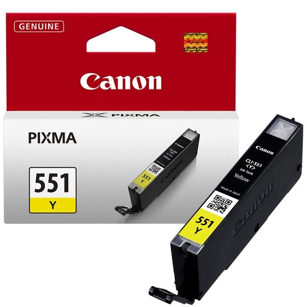 Canon CLI-551Y inktcartridge geel (origineel) 6511B001 900682 - 1