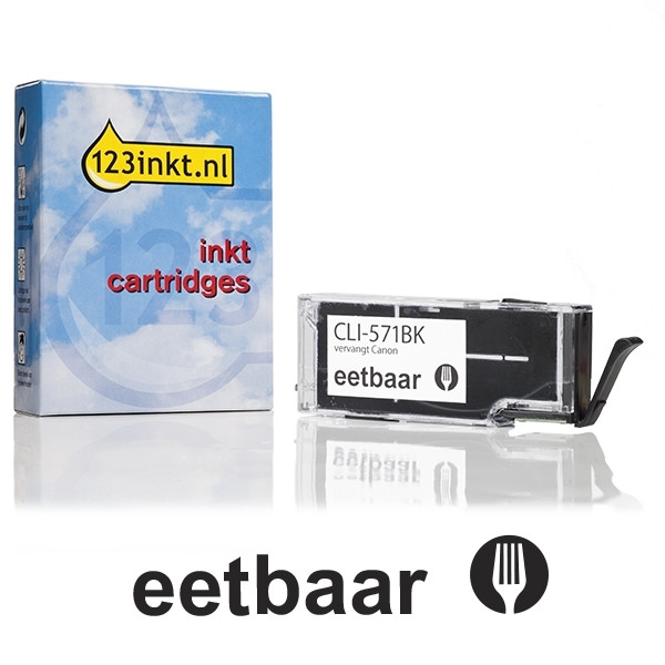 Canon CLI-571BK inktcartridge zwart (eetbaar)  199006 - 1