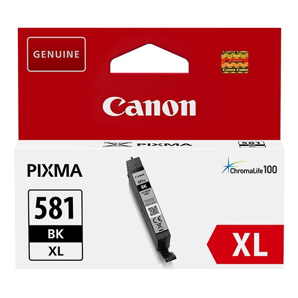 Canon CLI-581BK XL inktcartridge zwart hoge capaciteit (origineel) 2052C001 017450 - 1