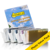 Canon CLI-581 value pack BK/C/M/Y-inktcartridge + 100 vel fotopapier (123inkt huismerk) 132312
