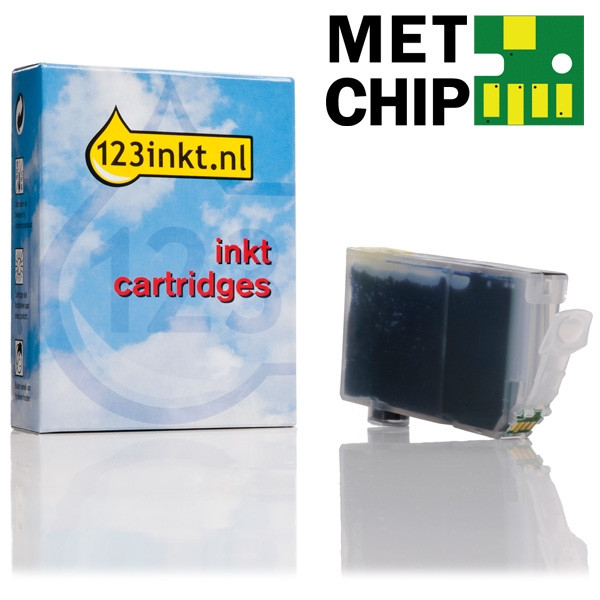 Canon CLI-8C inktcartridge cyaan met chip (123inkt huismerk) 0621B001C 018056 - 1