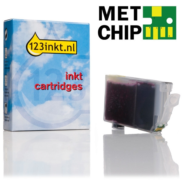 Canon CLI-8M inktcartridge magenta met chip (123inkt huismerk) 0622B001C 018061 - 1