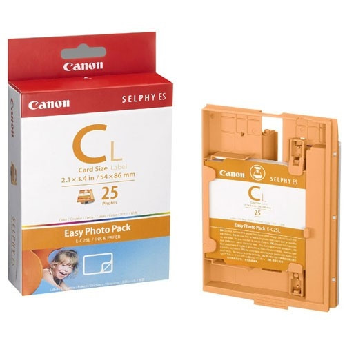 Canon Easy Photo Pack E-C25L credit card formaat labels (origineel) 1250B001AA 018180 - 1