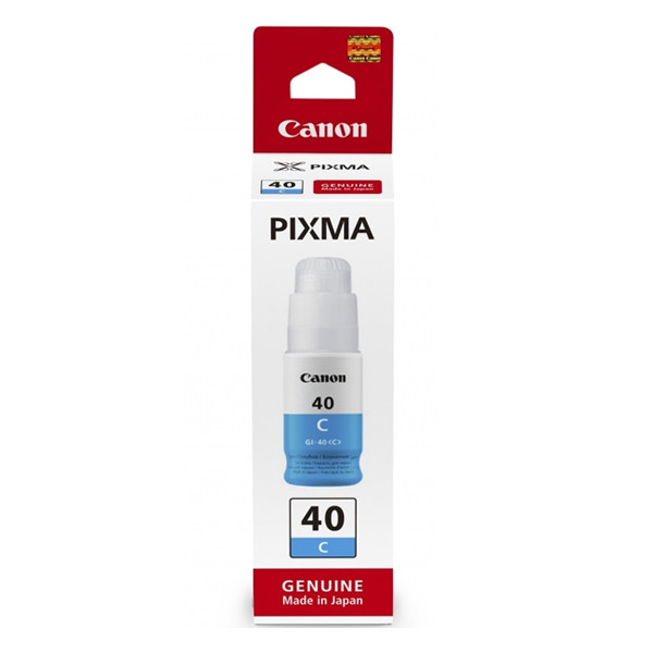 Canon GI-40C inktfles cyaan (origineel) 3400C001 017542 - 1