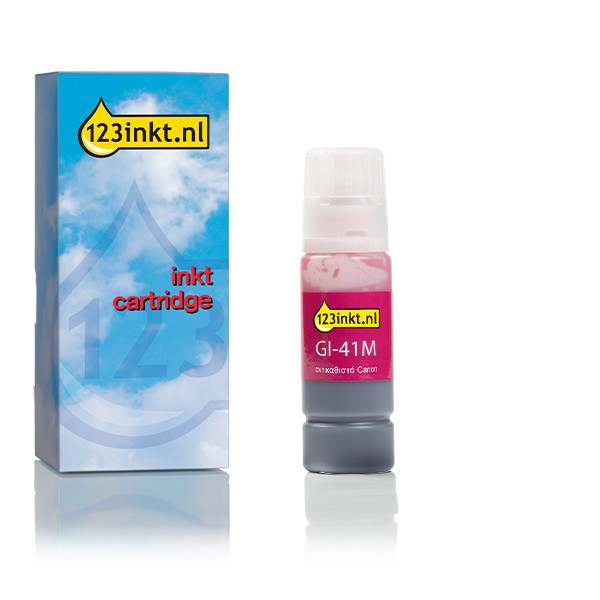 Canon GI-41M inktfles magenta (123inkt huismerk) 016035 - 1