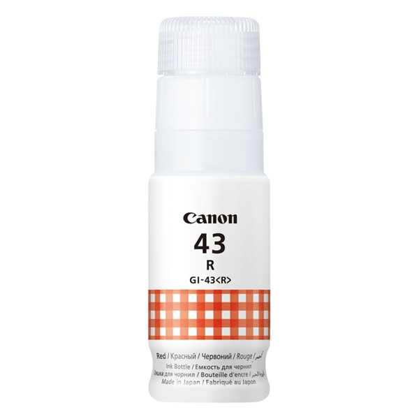 Canon GI-43R inktfles rood (origineel) 016076 - 1