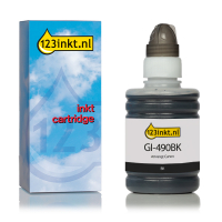 Canon GI-490BK inktfles zwart (123inkt huismerk)