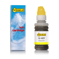 Canon GI-490Y inktfles geel (123inkt huismerk)