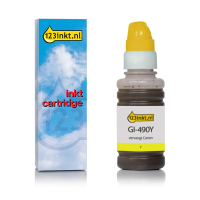 Canon GI-490Y inktfles geel (123inkt huismerk)