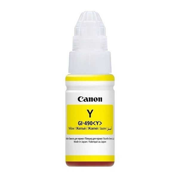 Canon GI-490Y inktfles geel (origineel) 0666C001 905911 - 1