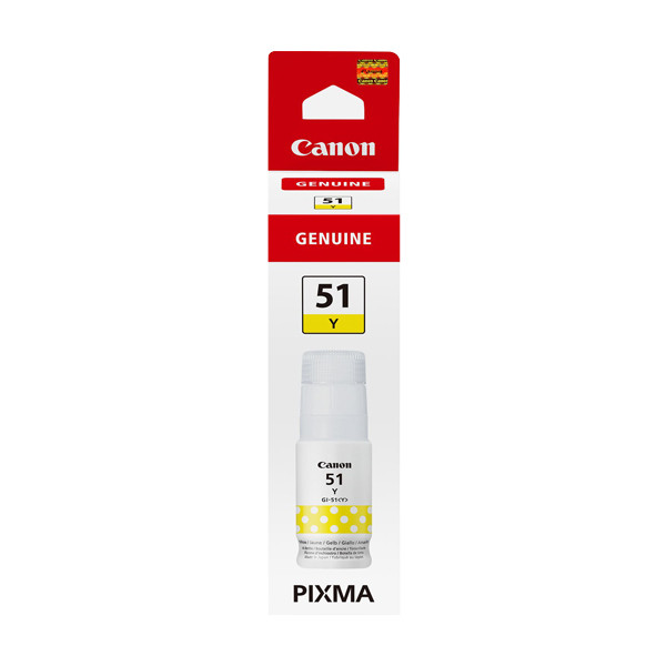 Canon GI-51Y inkttank geel (origineel) 4548C001 016024 - 1