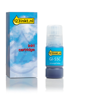 Canon GI-55C inktfles cyaan (123inkt huismerk)