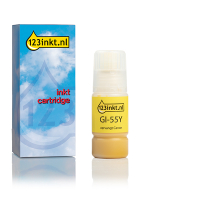 Canon GI-55Y inktfles geel (123inkt huismerk)