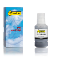 Canon GI-56PGBK inktfles zwart (123inkt huismerk)