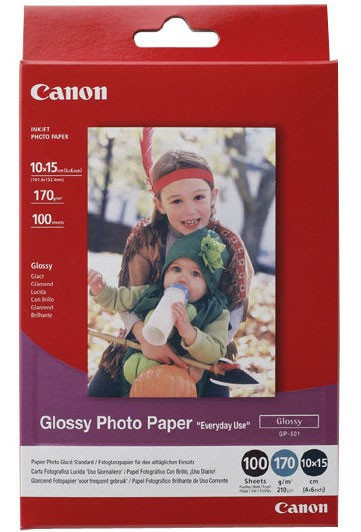 Canon GP-501 glossy photo paper 170 grams 10 x 15 (50 vel)  064585 - 1