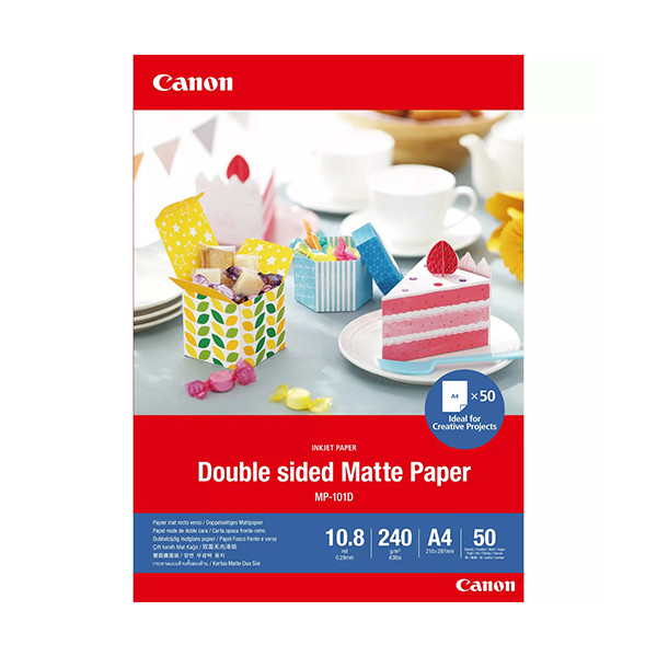 Canon MP-101D dubbelzijdig mat papier 240 grams A4 (50 vel) 4076C005 154058 - 1