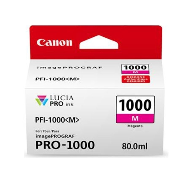 Canon PFI-1000M inktcartridge magenta (origineel) 0548C001 010130 - 1