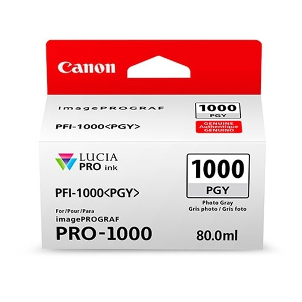 Canon PFI-1000PGY inktcartridge foto grijs (origineel) 0553C001 010140 - 1