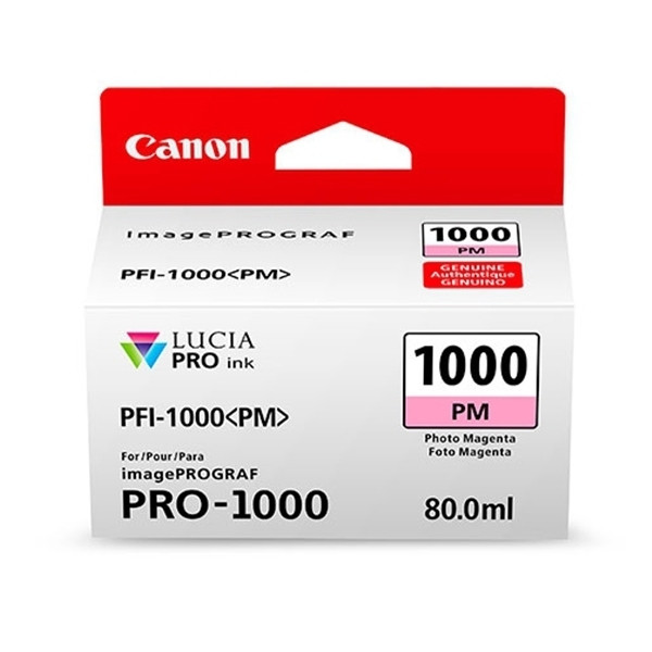 Canon PFI-1000PM inktcartridge foto magenta (origineel) 0551C001 906338 - 1