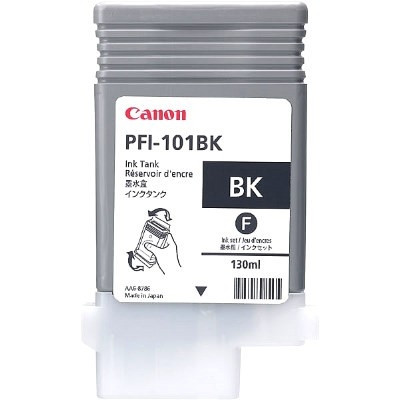 Canon PFI-101BK inktcartridge zwart (origineel) 0883B001 904129 - 1