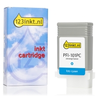 Canon PFI-101PC inktcartridge foto cyaan (123inkt huismerk) 0887B001C 018261