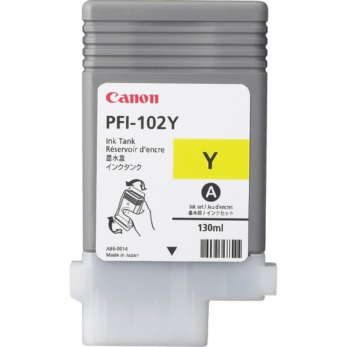 Canon PFI-102Y inktcartridge geel (origineel) 018215 - 1