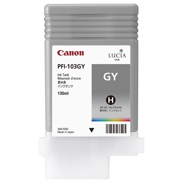 Canon PFI-103GY inktcartridge grijs (origineel) 2213B001 018276 - 1