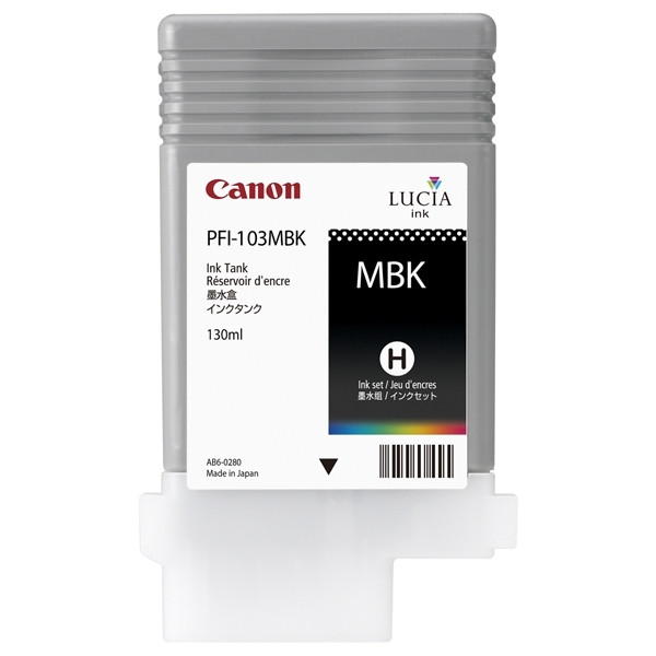 Canon PFI-103MBK inktcartridge mat zwart (origineel) 018274 - 1