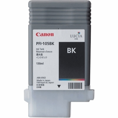 Canon PFI-105BK inktcartridge zwart (origineel) 3000B005 018602 - 1