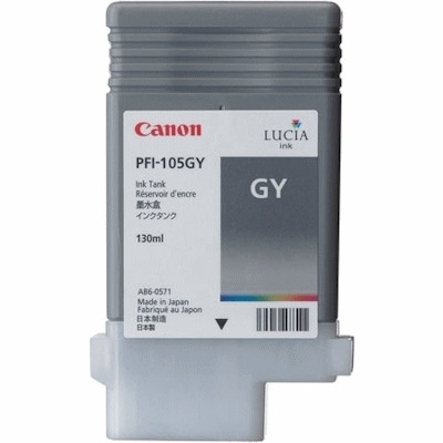 Canon PFI-105GY inktcartridge grijs (origineel) 3009B005 018620 - 1