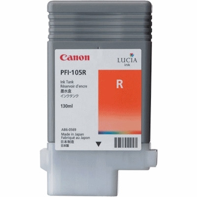 Canon PFI-105R inktcartridge rood (origineel) 3006B005 018614 - 1