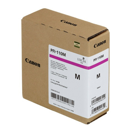 Canon PFI-110M inktcartridge magenta (origineel) 2366C001 010160 - 1