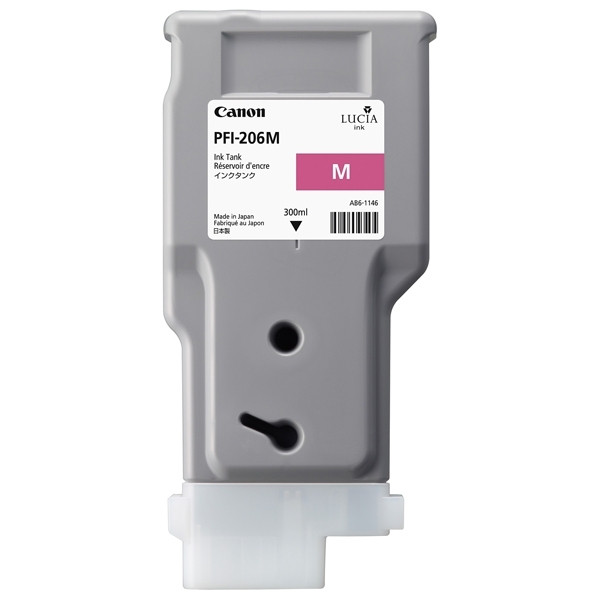Canon PFI-206M inktcartridge magenta hoge capaciteit (origineel) 5305B001 018928 - 1