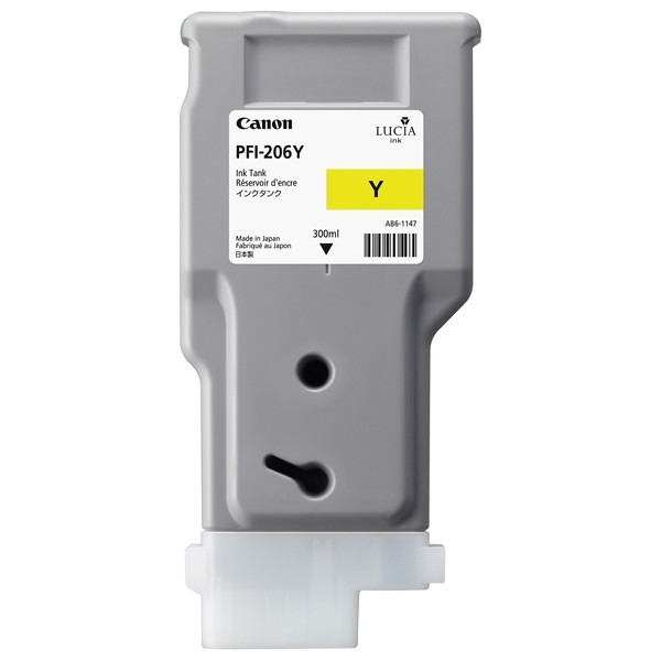 Canon PFI-206Y inktcartridge geel hoge capaciteit (origineel) 5306B001 018930 - 1