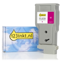 Canon PFI-207M inktcartridge magenta (123inkt huismerk) 8791B001C 018995