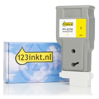Canon PFI-207Y inktcartridge geel (123inkt huismerk) 8792B001C 018997