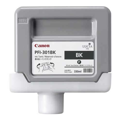 Canon PFI-301BK inktcartridge zwart (origineel) 1486B001 018282 - 1