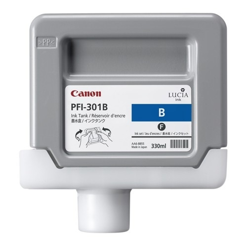 Canon PFI-301B inktcartridge blauw (origineel) 1494B001 018298 - 1