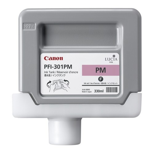 Canon PFI-301PM inktcartridge foto magenta (origineel) 1491B001 018292 - 1