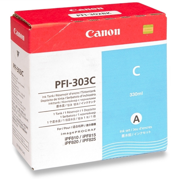 Canon PFI-303C inktcartridge cyaan (origineel) 2959B001 904711 - 1