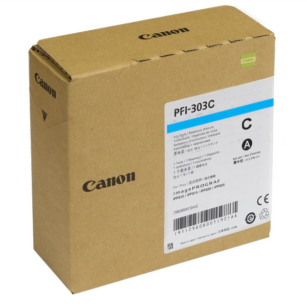 Canon PFI-303MBK inktcartridge mat zwart (origineel) 2957B001 904712 - 1