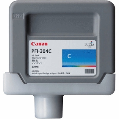 Canon PFI-304C inktcartridge cyaan (origineel) 3850B005 018628 - 1